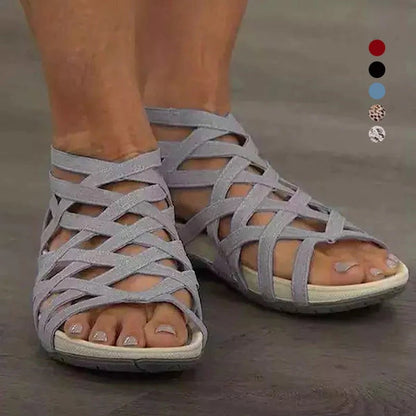 Women's Summer Sandals with Adjustable Straps and Breathable Design