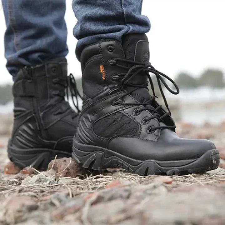 Winter Tactical Boots For Outdoor Enthusiasts And Military Personnel Durable High Ankle Protection Comfortable All Day