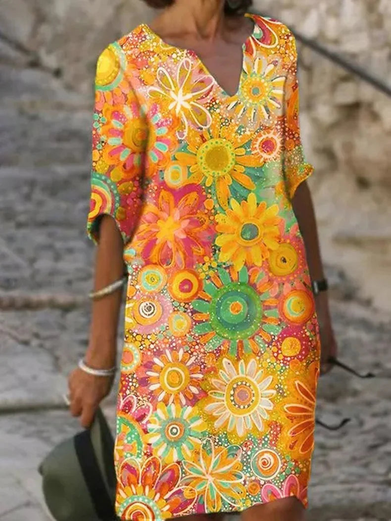Women’s Floral Boho Dress | Summer
