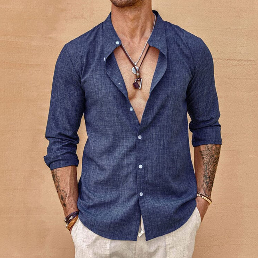 Eberhard | Effortless linen and cotton shirt