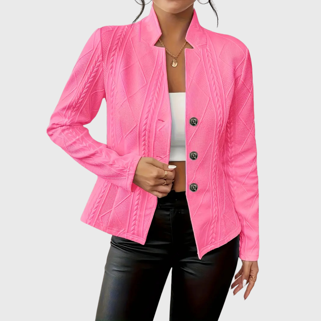 Camille Tailored Blazer Elegant And Structured For Professional Women Office Wear