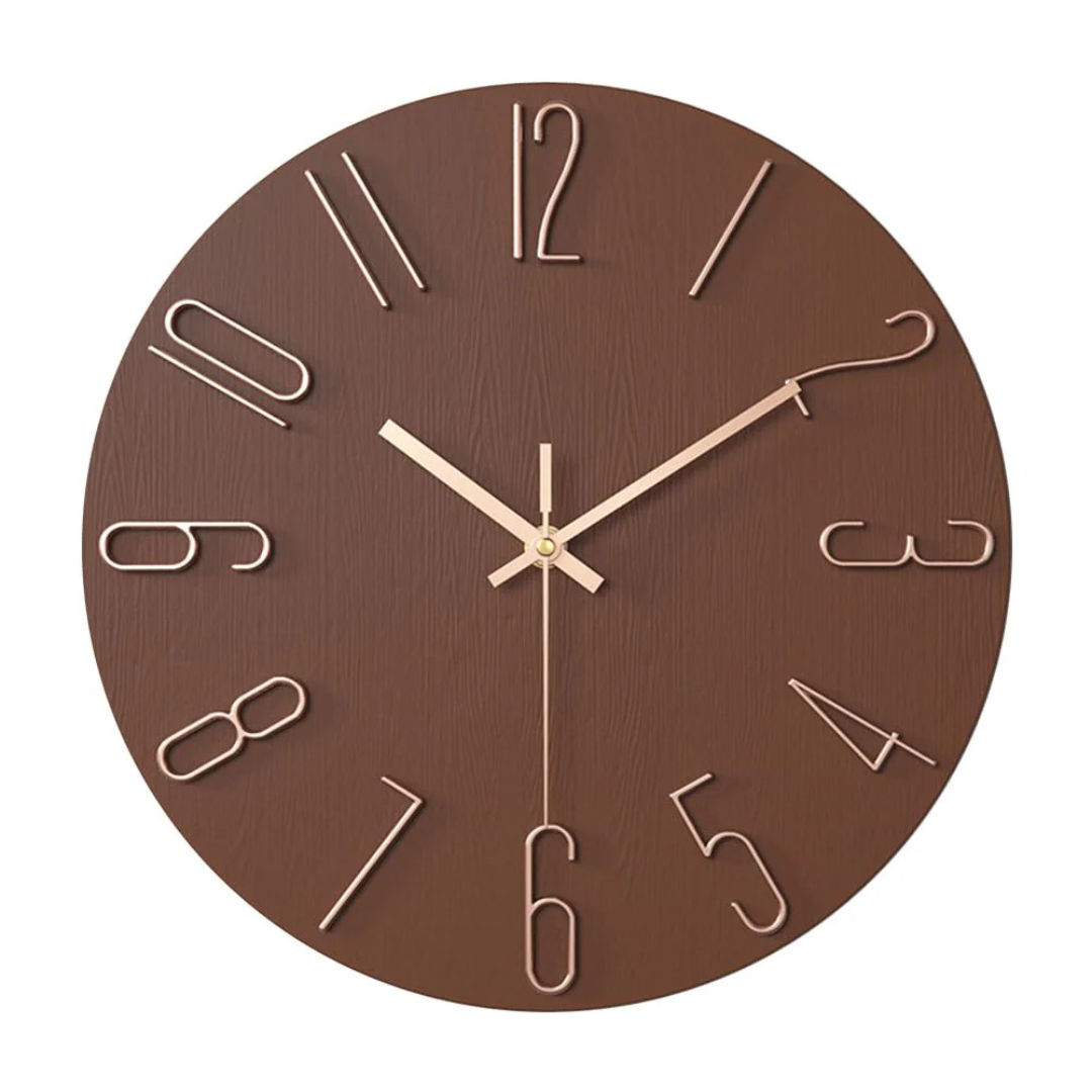 Noble Modern Wall Clock For Living Room Precision Timekeeping Minimalist Elegant Home Accent For Design Lovers