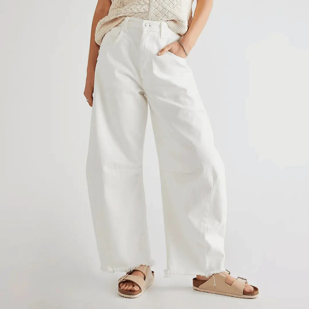 Vintage Wide Leg Denim Jeans by Zoe-Taylor