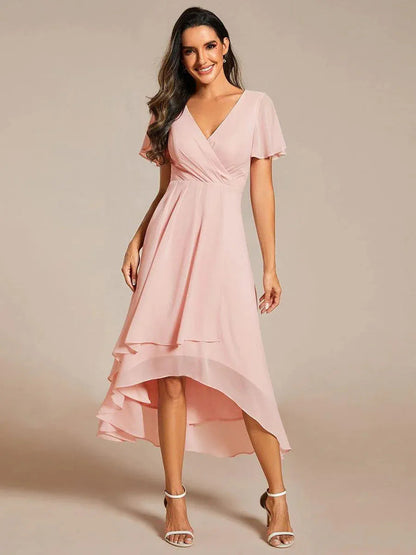 Morgan Silk Chiffon Dress Airy Silhouette For Weddings And Evening Events TrendAura