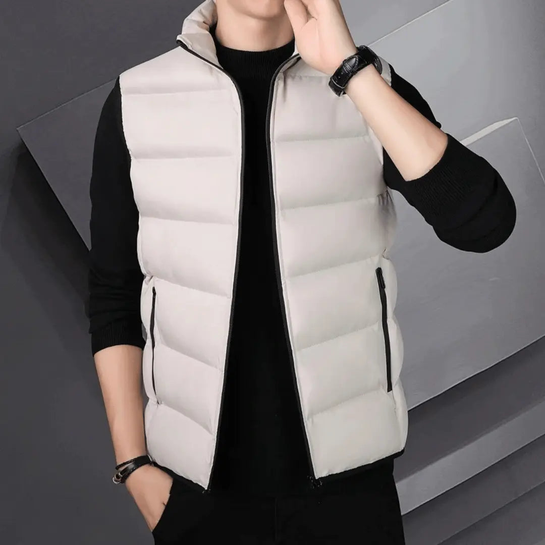 Waylynn Winston Men's Puffer Vest Lightweight Insulated Layering Jacket for All Weather