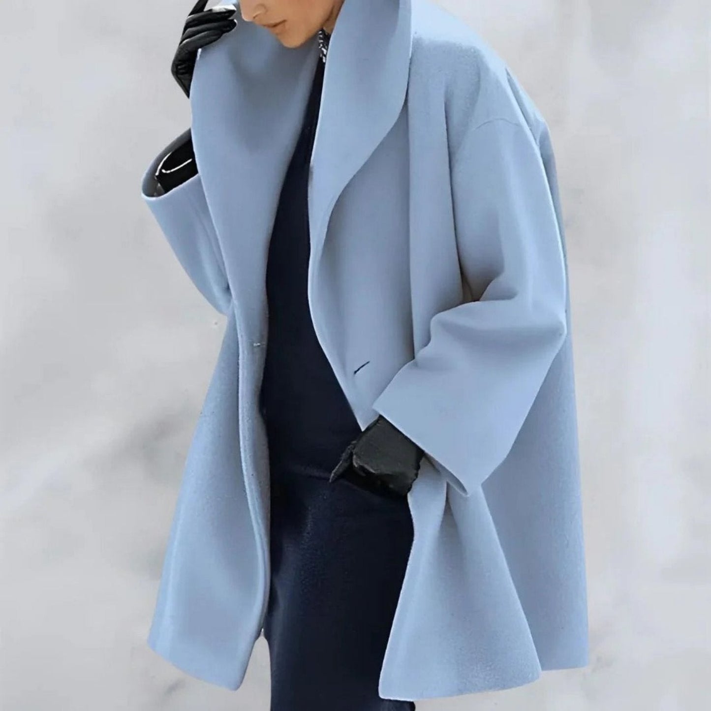 Long Winter Coat For Women With Buttons Elegant Warmth And Chic Timeless Style For Cold Days