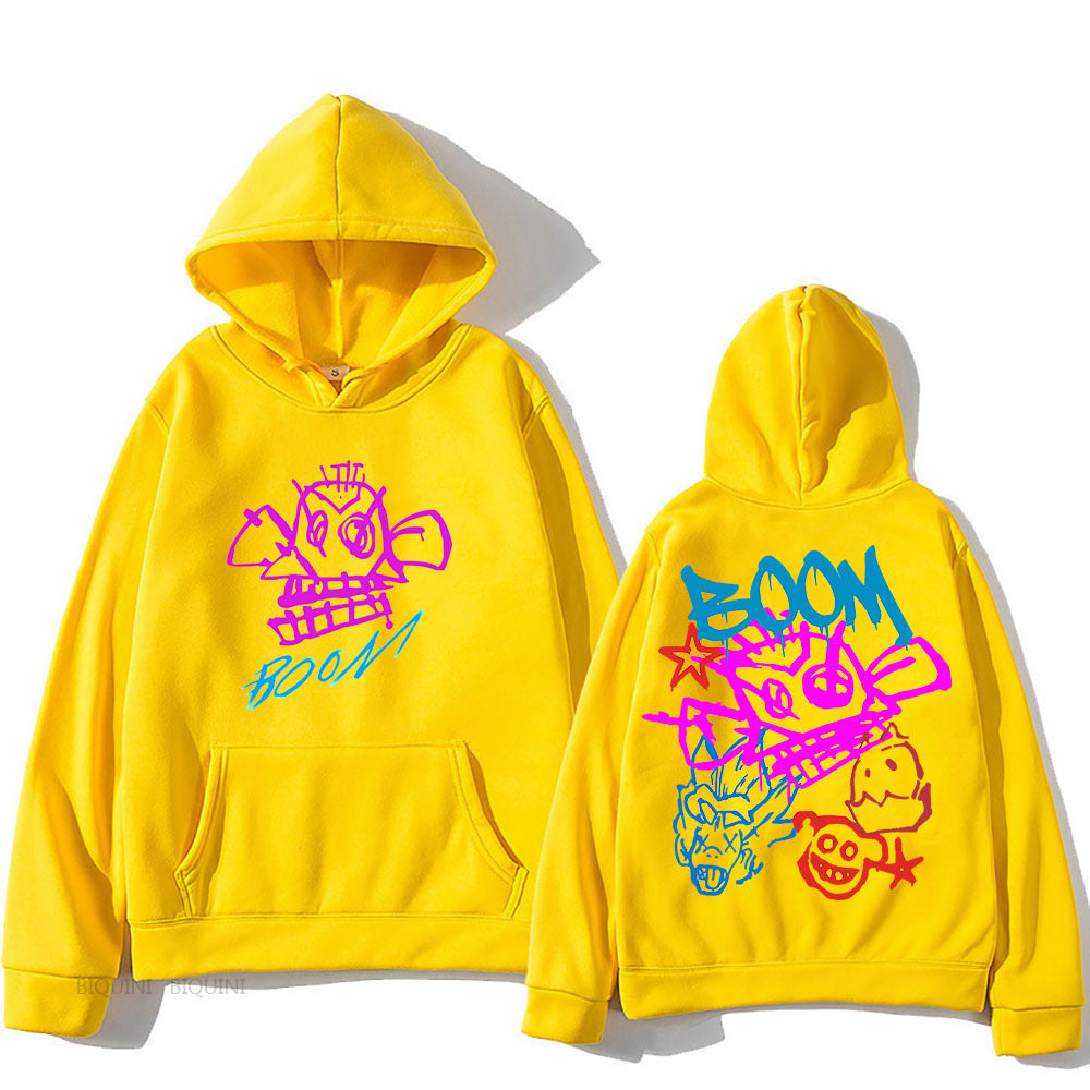 Eloura-Moda | Arcane Jinx Cartoon Long Sleeve Hoodie