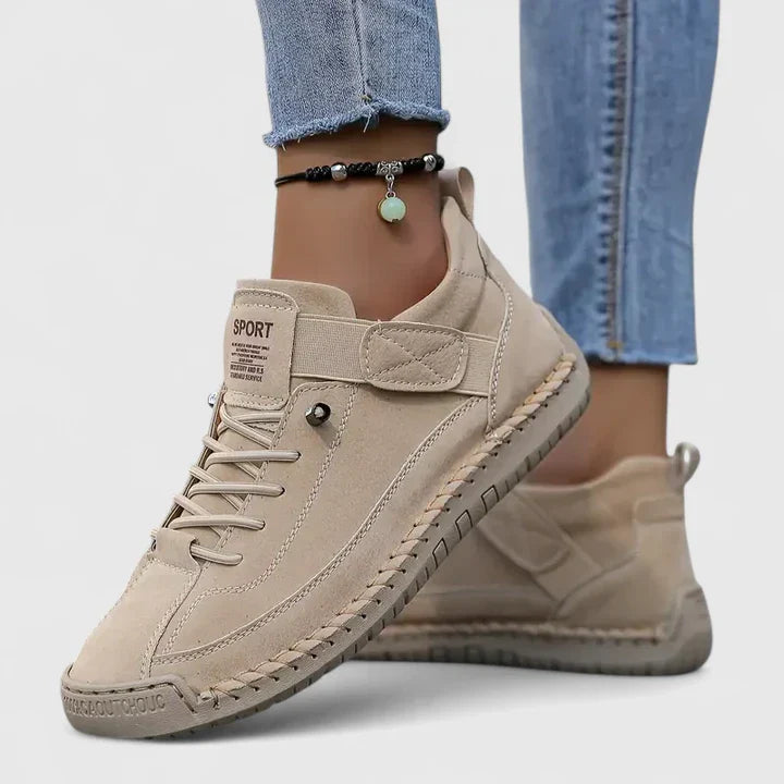 Kymberleigh Leather Women Sneakers Non Slip Breathable Everyday Comfort For Women