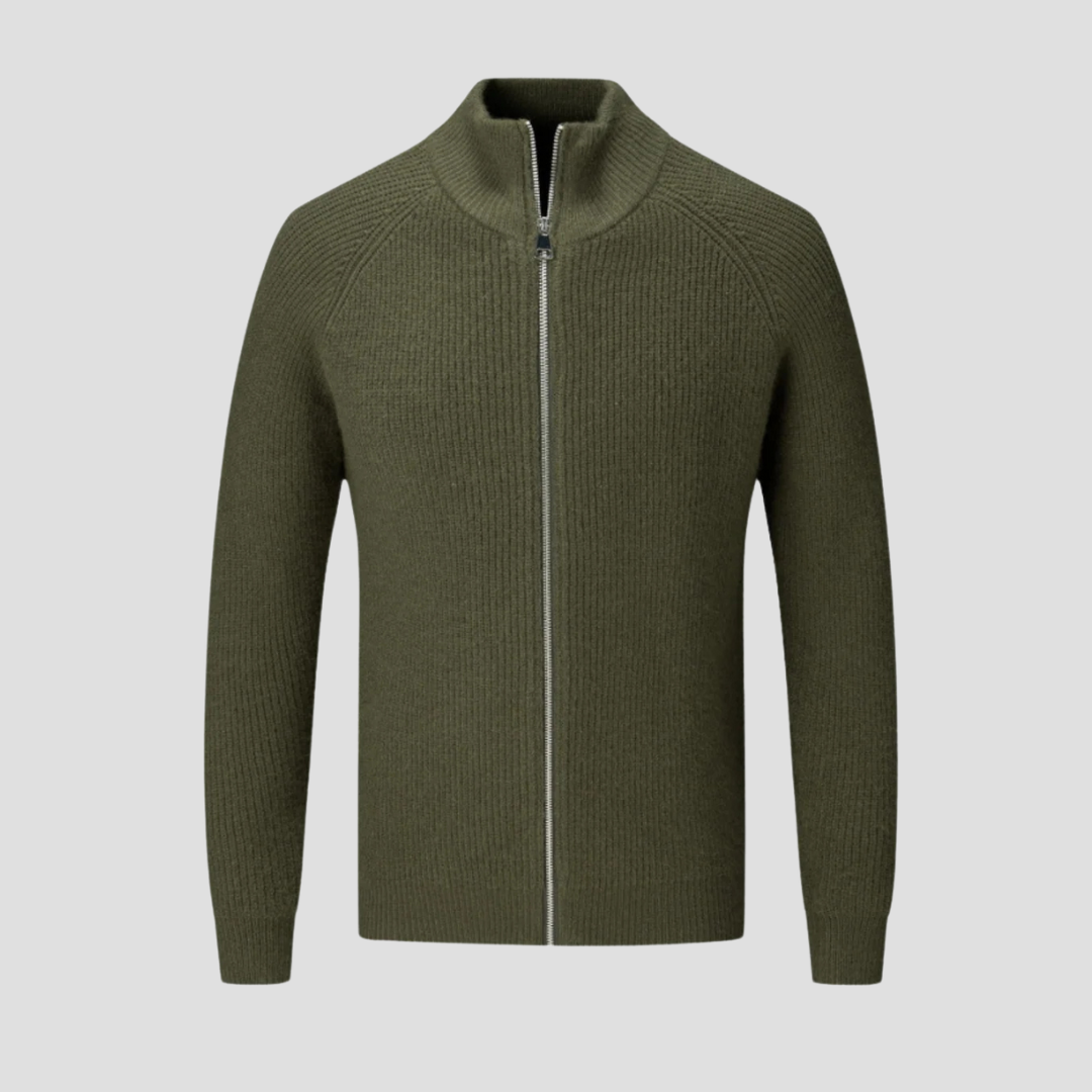 TrendAura | Men’s Zip Cardigan
