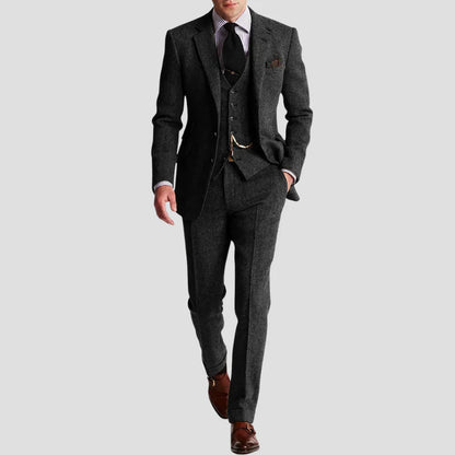 Men's Vintage 3 Piece Suit Complete Set Timeless Classic