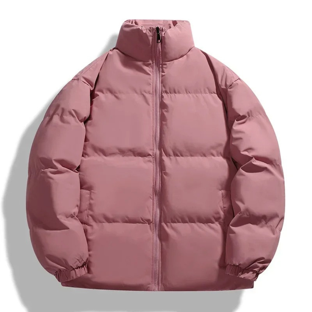 Jay Quilted Winter Jacket For Men Stand Up Collar Warmth And Minimalist Style For Everyday Adventurers