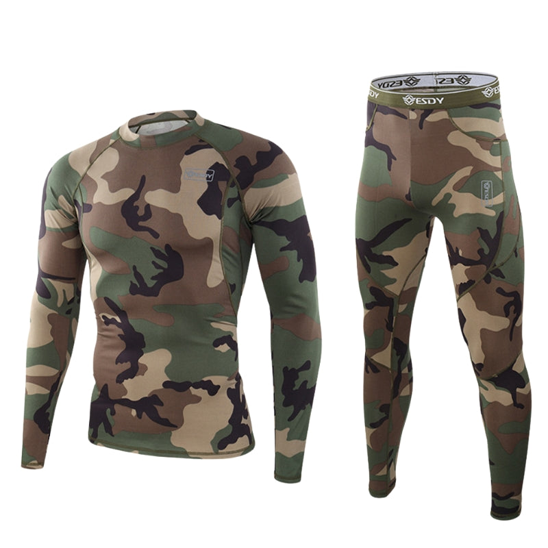 TrendAura Nordvail Thermal Base Layer Set for Men With Dense Fur Lining and Heat Lock Technology