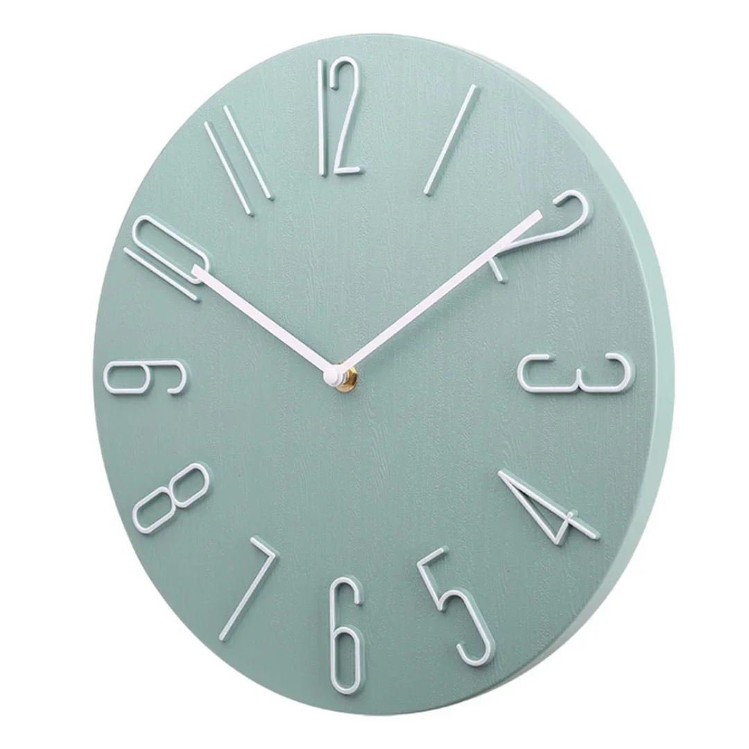 Kiklos Elegant Wall Clock With Colorful Design For Modern Living Rooms Large Precise Time Display