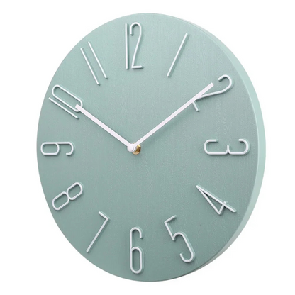 Kiklos Elegant Wall Clock With Colorful Design For Modern Living Rooms Large Precise Time Display