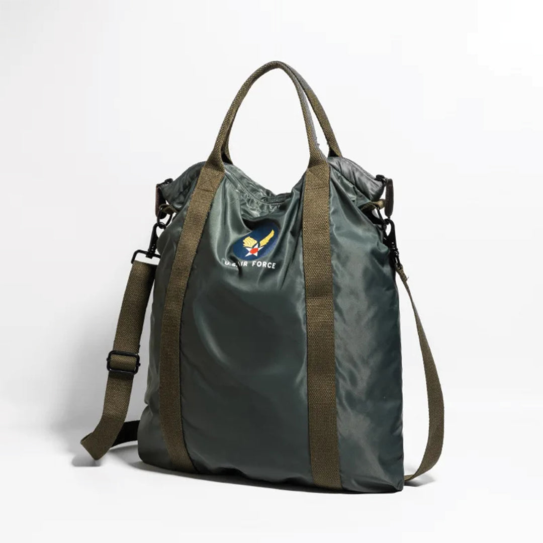 TrendAura Aviator Crossbody Bag - Vintage Military Inspired Nylon With Adjustable Strap
