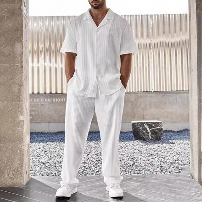 Milano Linen Summer Set Breathable Comfort for Stylish Women and Men Elegant Occasion Outfit