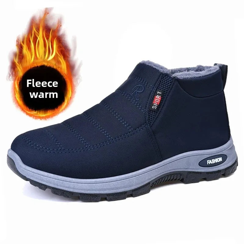 Nord Mens Waterproof Snow Boots For Winter Weather With Plush Lined Comfort And Dry Feet