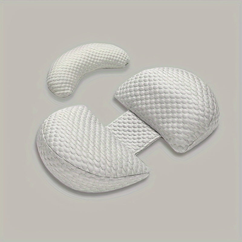 PregnaRest Adjustable FullBody Pregnancy Pillow For Side Sleeping Moms Support Back Hips Belly Ergonomic Comfort