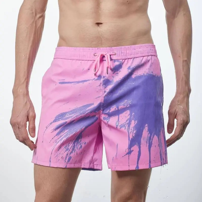 Valiant Color Changing Swim Shorts Temperature Reactive Boardshorts By TrendAura For Men