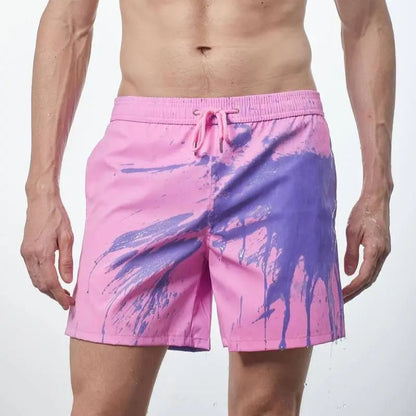 Valiant Color Changing Swim Shorts Temperature Reactive Boardshorts By TrendAura For Men
