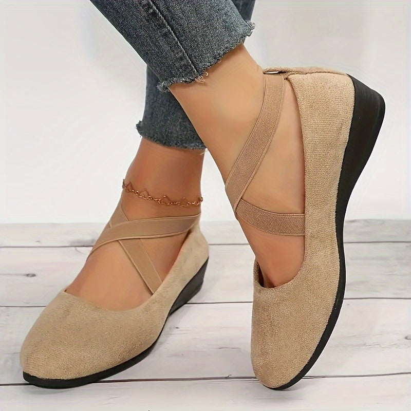 Casual Shoes with Criss-Cross Straps for Women