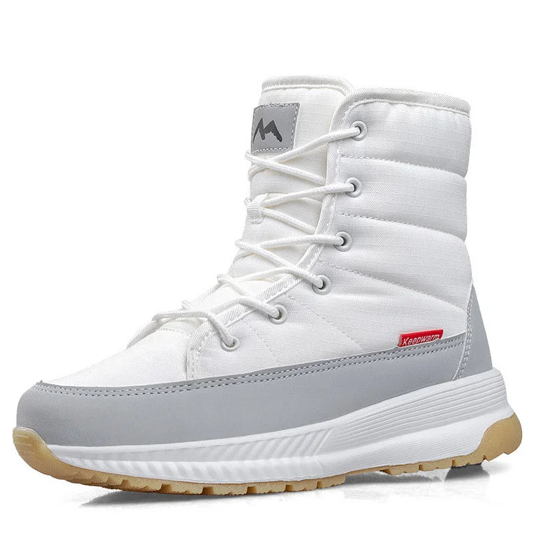 Velmora | Waterproof Lace-Up Winter Boots