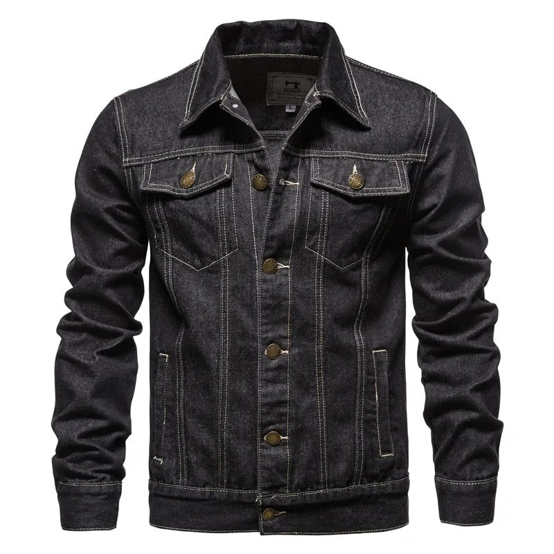 Julian Denim Jacket For Men - Comfortable Fit, Versatile Style For Everyday Wear
