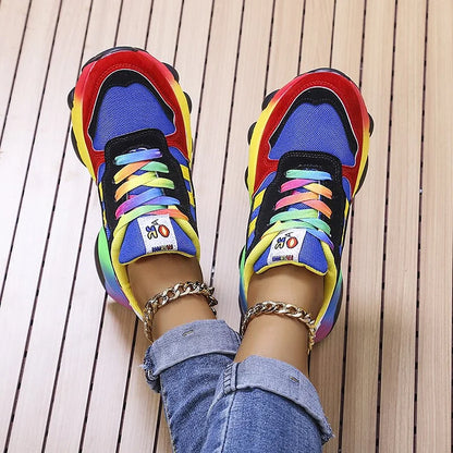Eloura-Moda | Orthopedic Rainbow Shoes