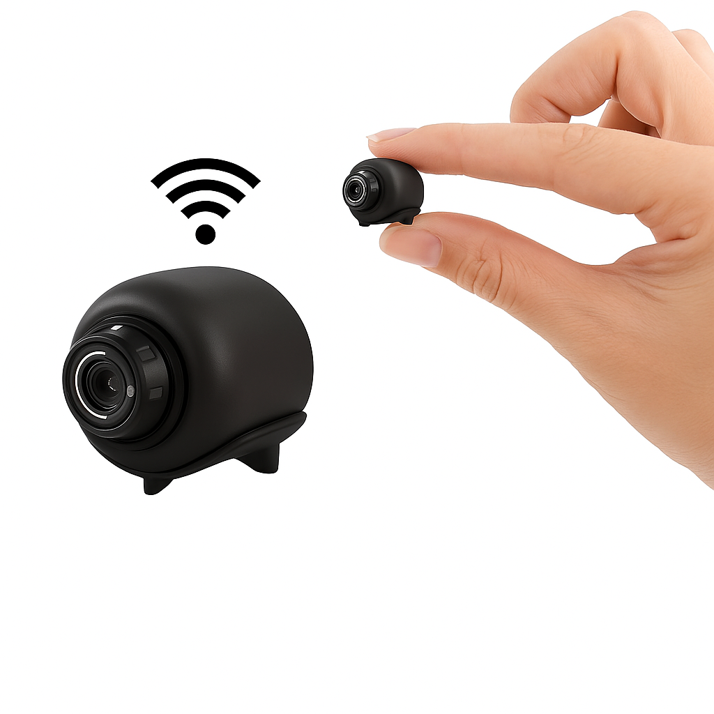 Mini security camera with Wifi - 1080P HD with night vision and motion detection - TrendAura