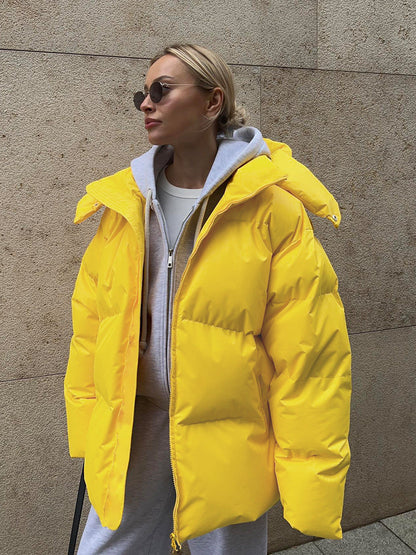 Women's Oversize Winter Jacket with Hood