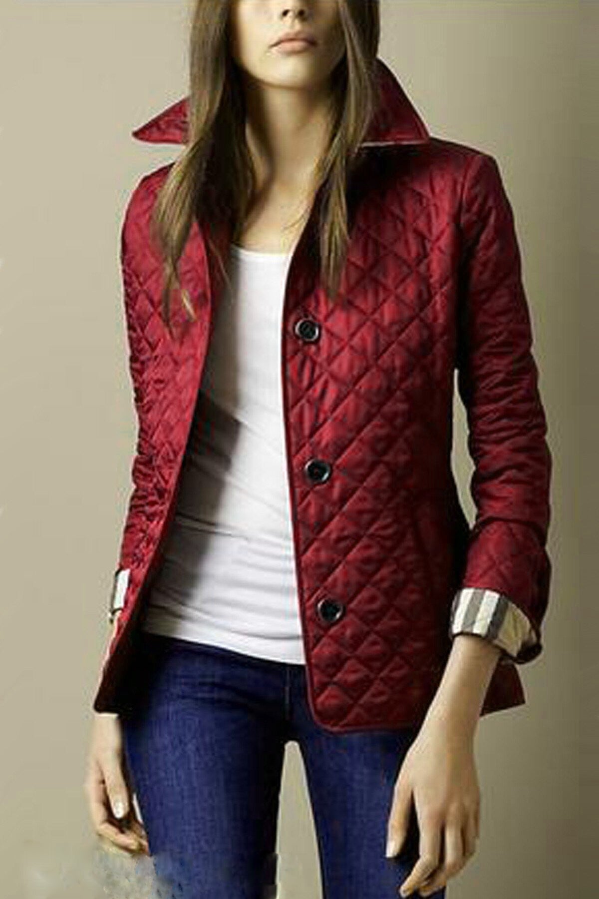 Kylee Puffer Jacket For Women With Button Front Down Warmth And Casual Style Everyday Wear