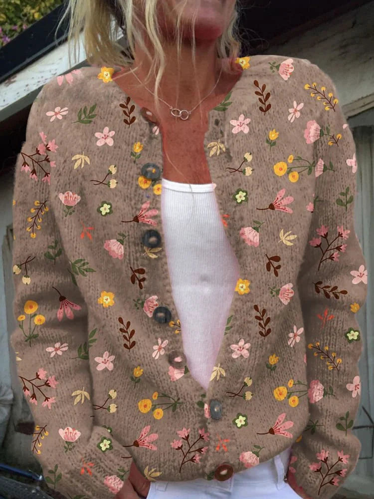 Gabriella | Women’s Winter Casual Button Long Sleeve Cardigan