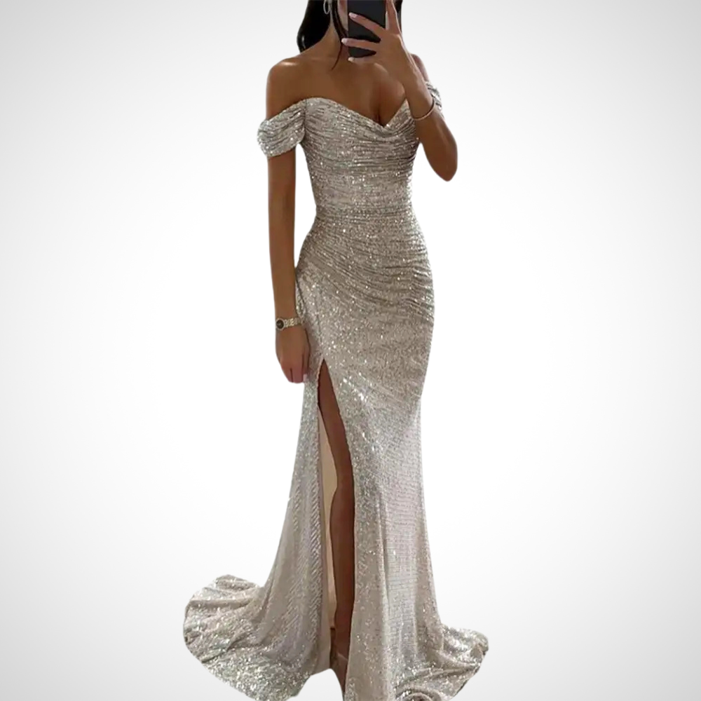 Lucinda Elegant Long Strapless Dress For Women With Fluid Silhouette And Timeless Charm