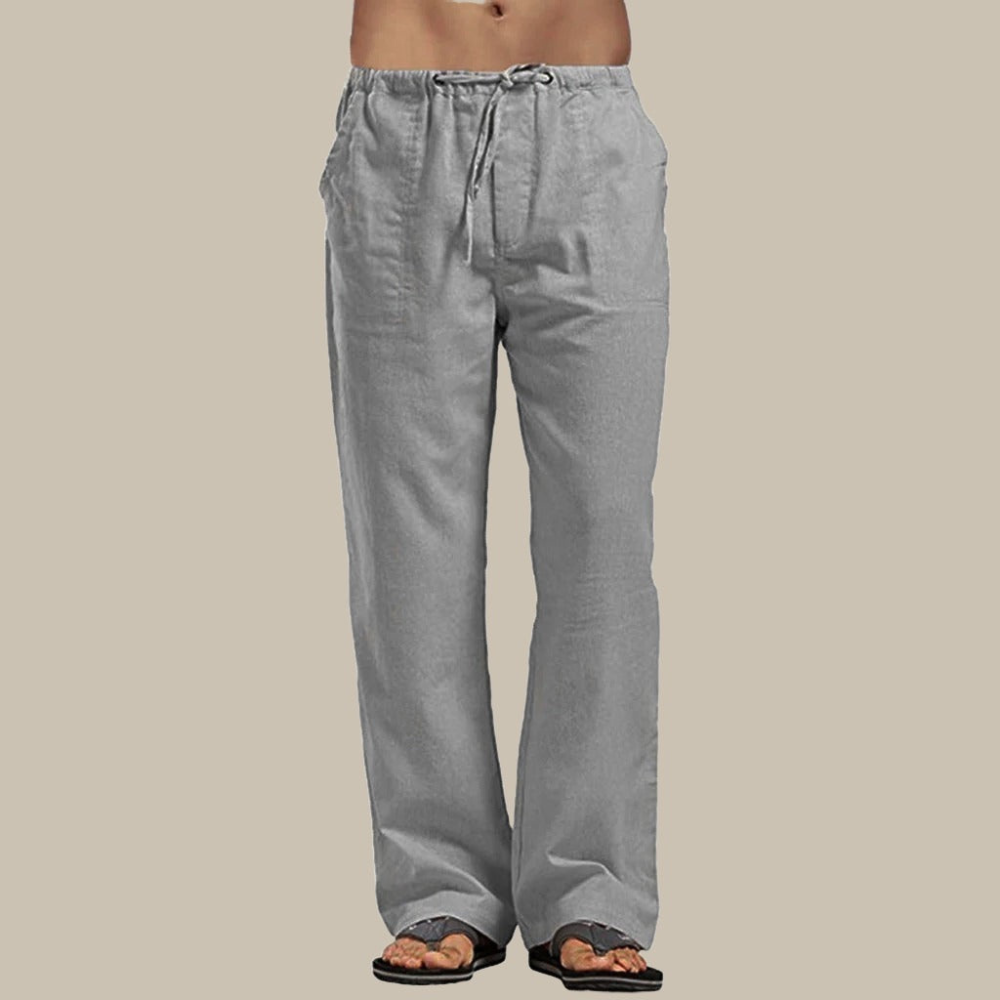 Milan Lightweight Summer Pants For Men Breathable Comfort And Elegant Classic Cut For Hot Days