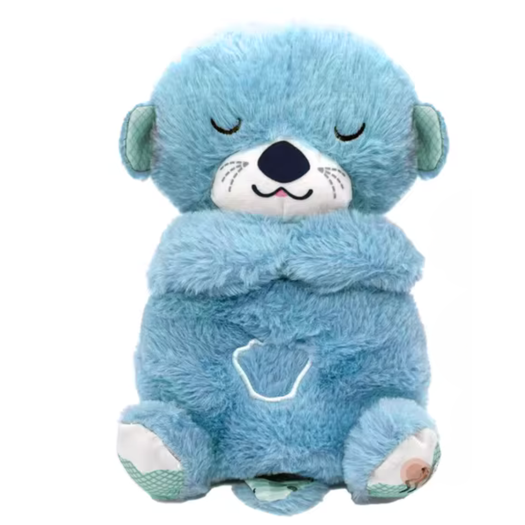 Breathing Plush Toy With Soothing Music for Sleep Calming Teddy Bear for Kids and Adults