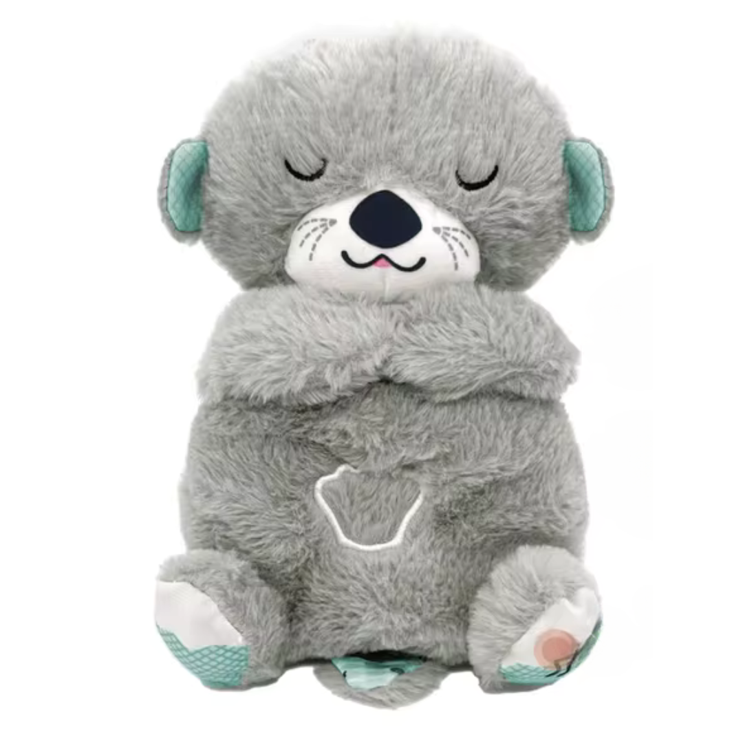 Breathing Plush Toy With Soothing Music for Sleep Calming Teddy Bear for Kids and Adults