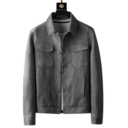 Evan | Trendy Suede Jacket for Men