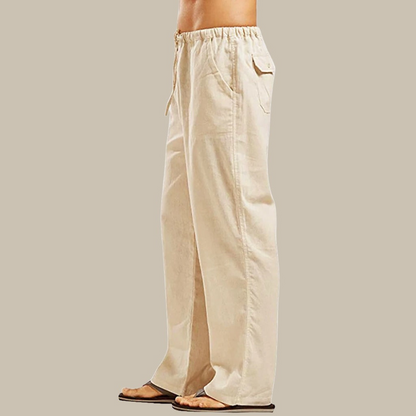 Milan Lightweight Summer Pants For Men Breathable Comfort And Elegant Classic Cut For Hot Days