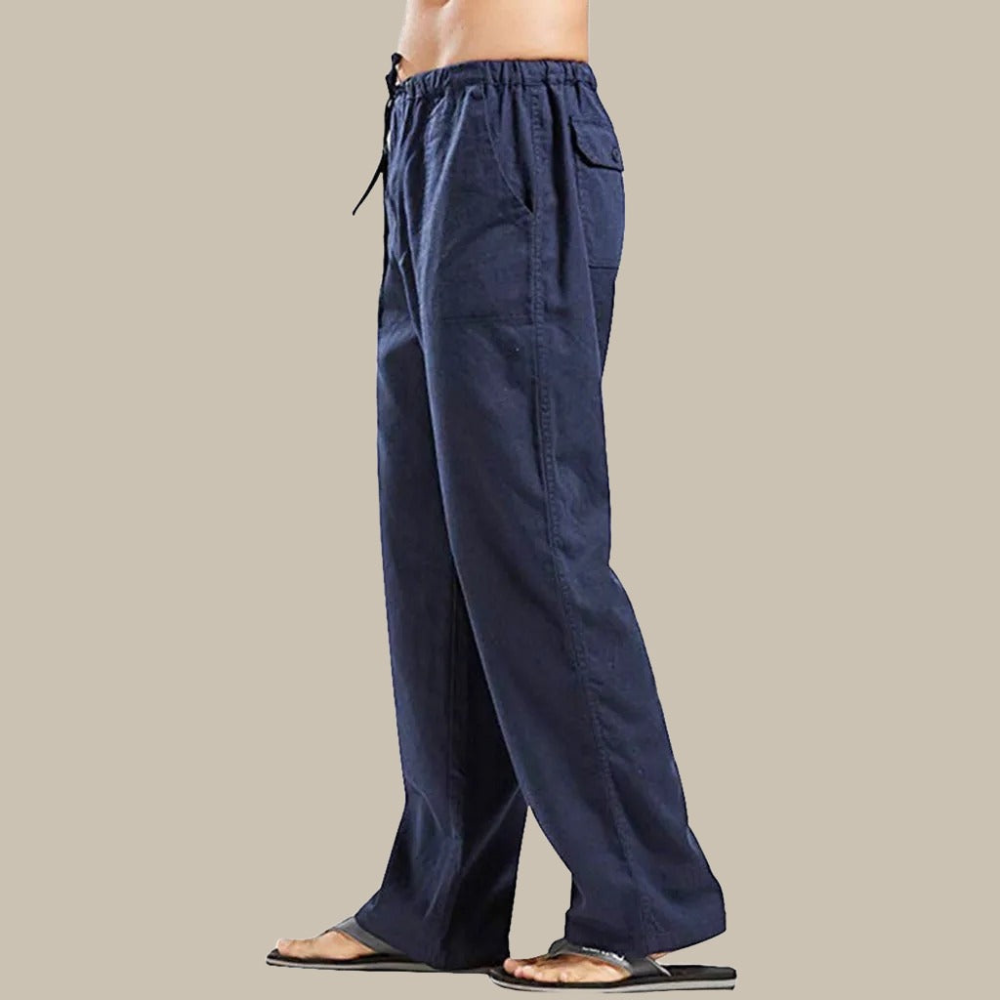 Milan Lightweight Summer Pants For Men Breathable Comfort And Elegant Classic Cut For Hot Days