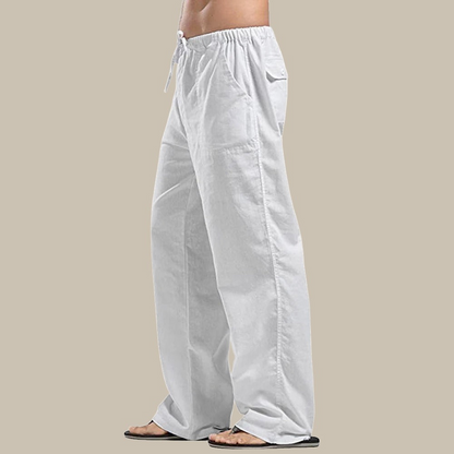 Milan Lightweight Summer Pants For Men Breathable Comfort And Elegant Classic Cut For Hot Days