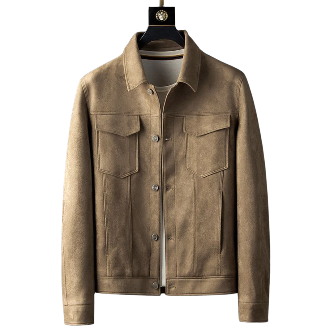 Evan | Trendy Suede Jacket for Men