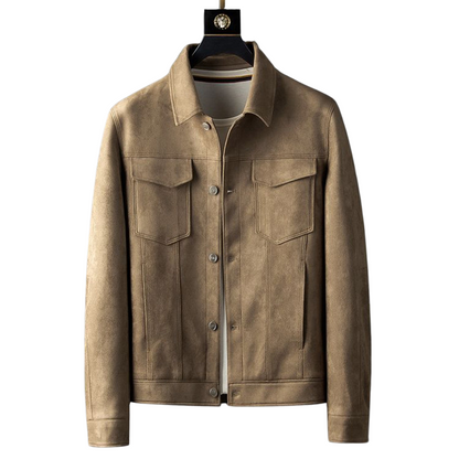 Evan | Trendy Suede Jacket for Men