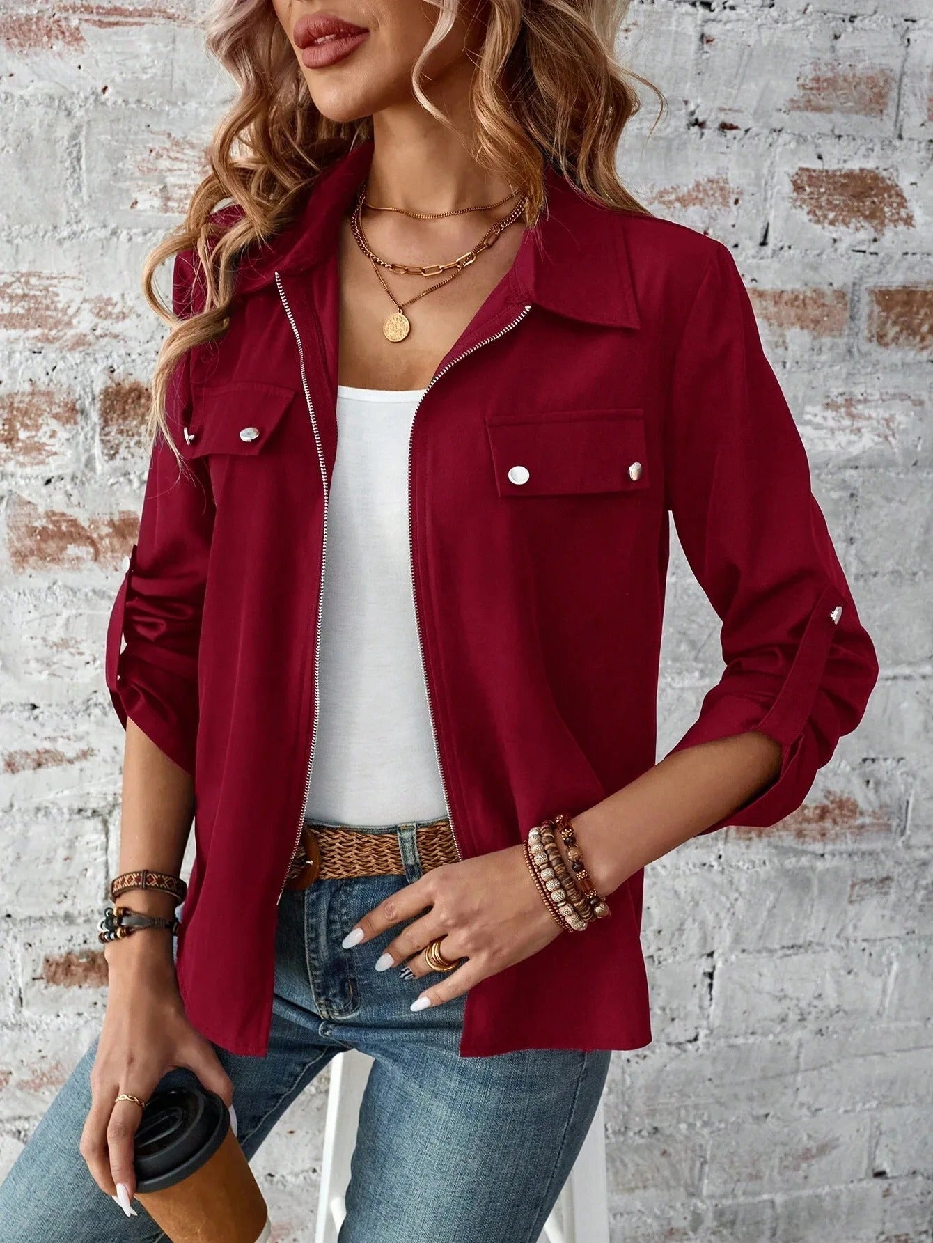 Robyn | Stylish zipper jacket for women