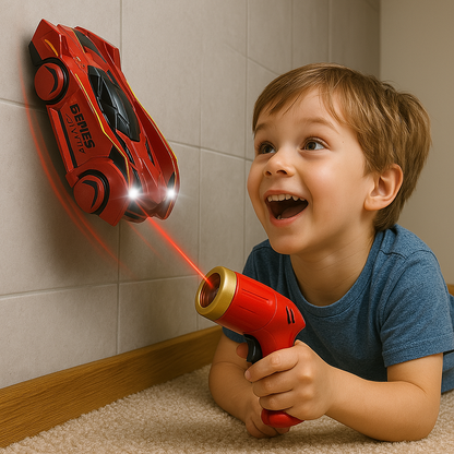 Wall Climbing RC Car With Laser Remote Control For Gravity Defying Stunts Kids Will Love