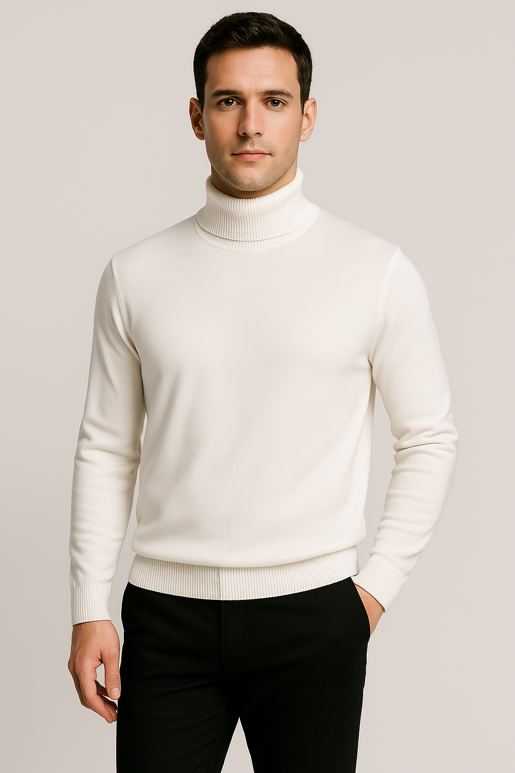 TrendAura | Refined Turtleneck Jumper