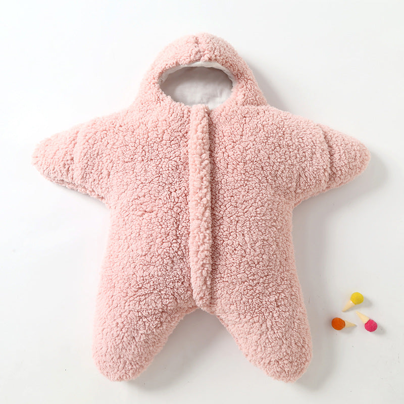 Baby sleeping bag in star shape - warm and cozy for your child