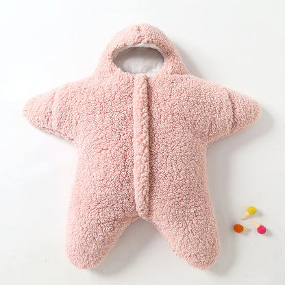 Baby sleeping bag in star shape - warm and cozy for your child