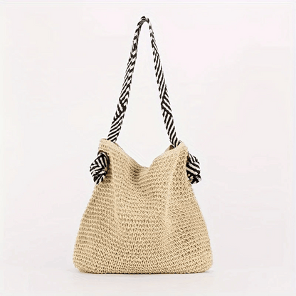 TrendAura Caitlyn Bohemian Tote Bag - Handwoven Eco Friendly Materials For Spacious Everyday Use