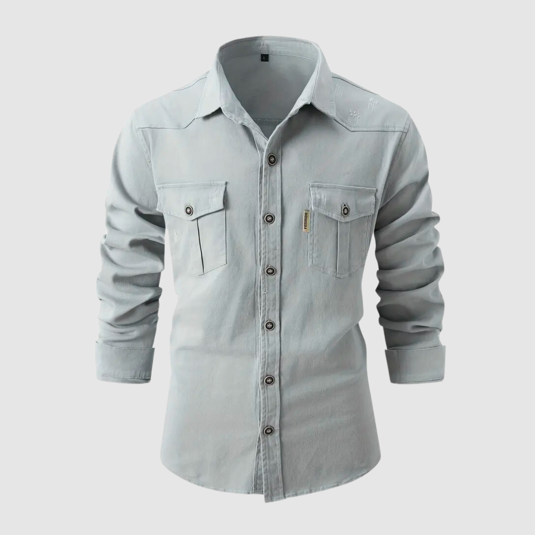 Ryan Cotton Casual Shirt By TrendAura Classic Breathable Button Down With Modern Fit
