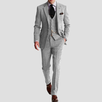Men's Vintage 3 Piece Suit Complete Set Timeless Classic